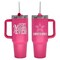 40oz Pink Stainless Steel Colossal Tumbler, Etched, Best Mom Ever Design, Dallas Cowboys